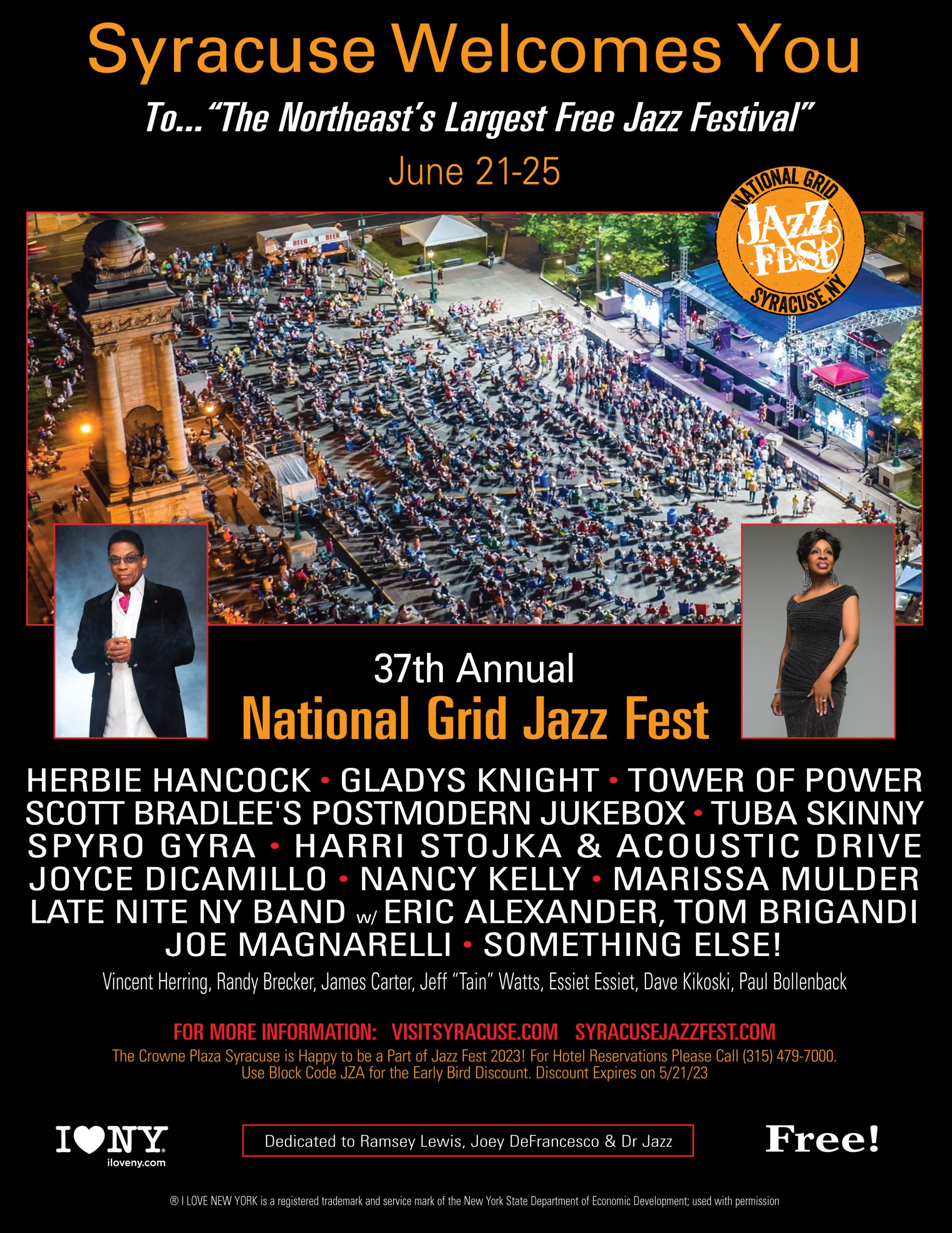 Jazzfest flyer 2023